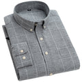 Gray Plaid Men's Shirts