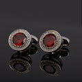 Exquisite Ruby Diamond Cufflinks