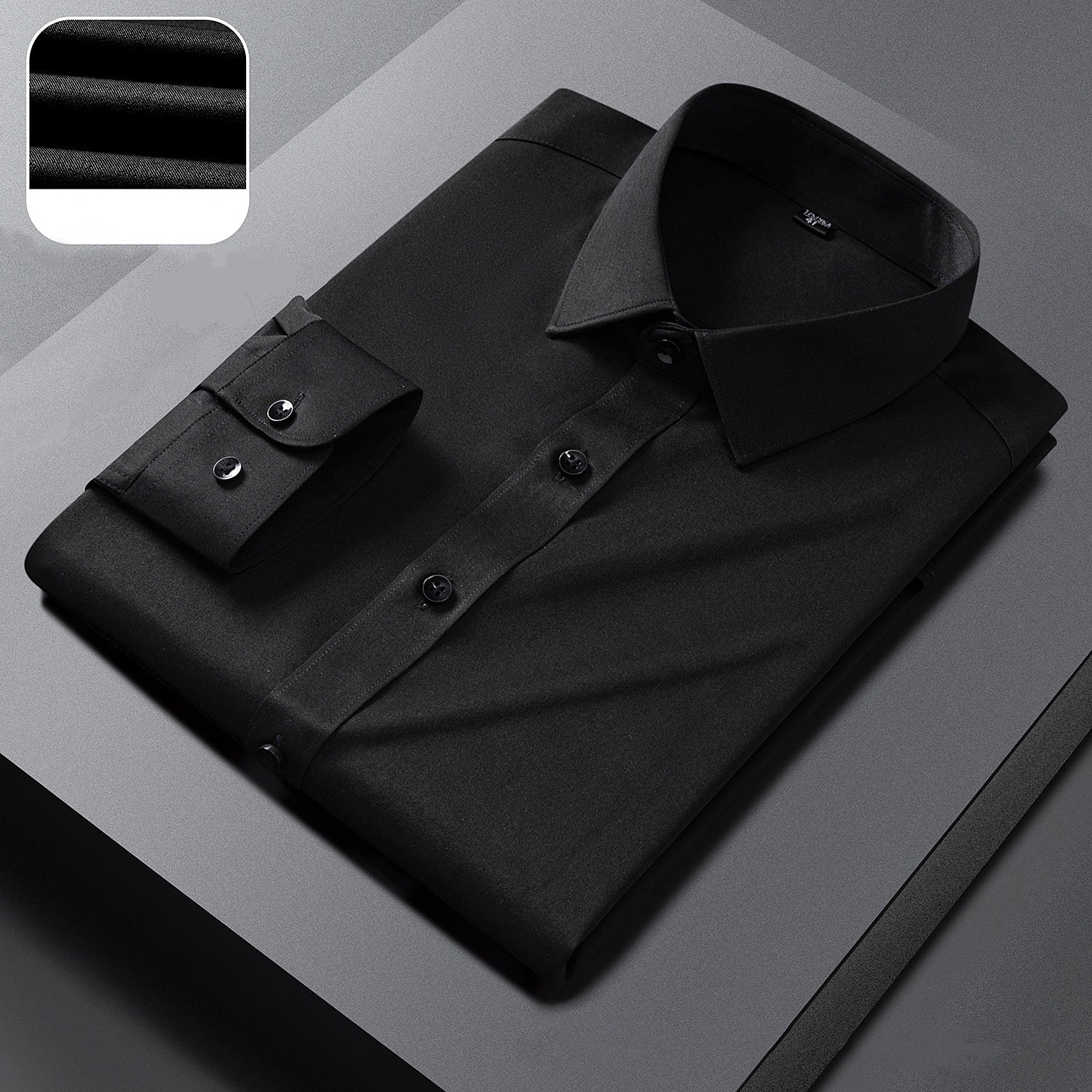 Generous Black Shirt For Men