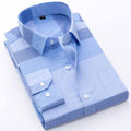 Blue Plaid Men's Shirts