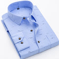 Blue Jacquard Men's Shirt