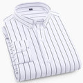 Classic White Striped Men's Shirt