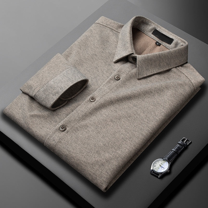 Chic Khaki Men's Shirt