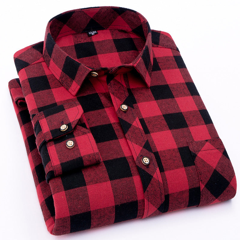 Red And Black Plaid Shirts For Men