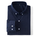 Dark Navy Pinstriped Men's Shirt