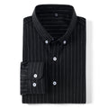 Black Pinstriped Men's Shirt