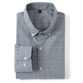 Handsome Gray Plaid Men's Shirt