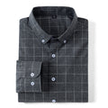 Light Gray Plaid Men's Shirt