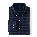 Dark Navy Plaid Men's Shirt