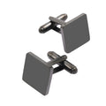 High-quality Gray Square Cufflinks