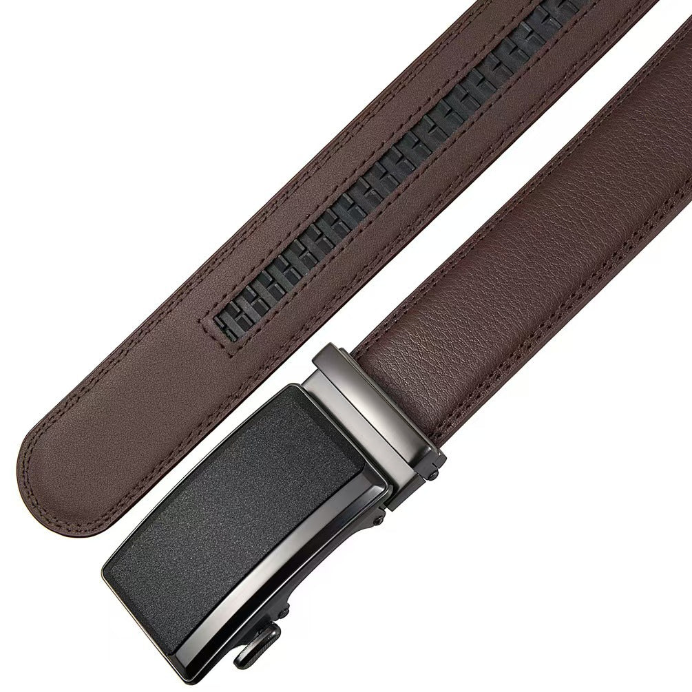 New Style Men's Brown Leather Belt