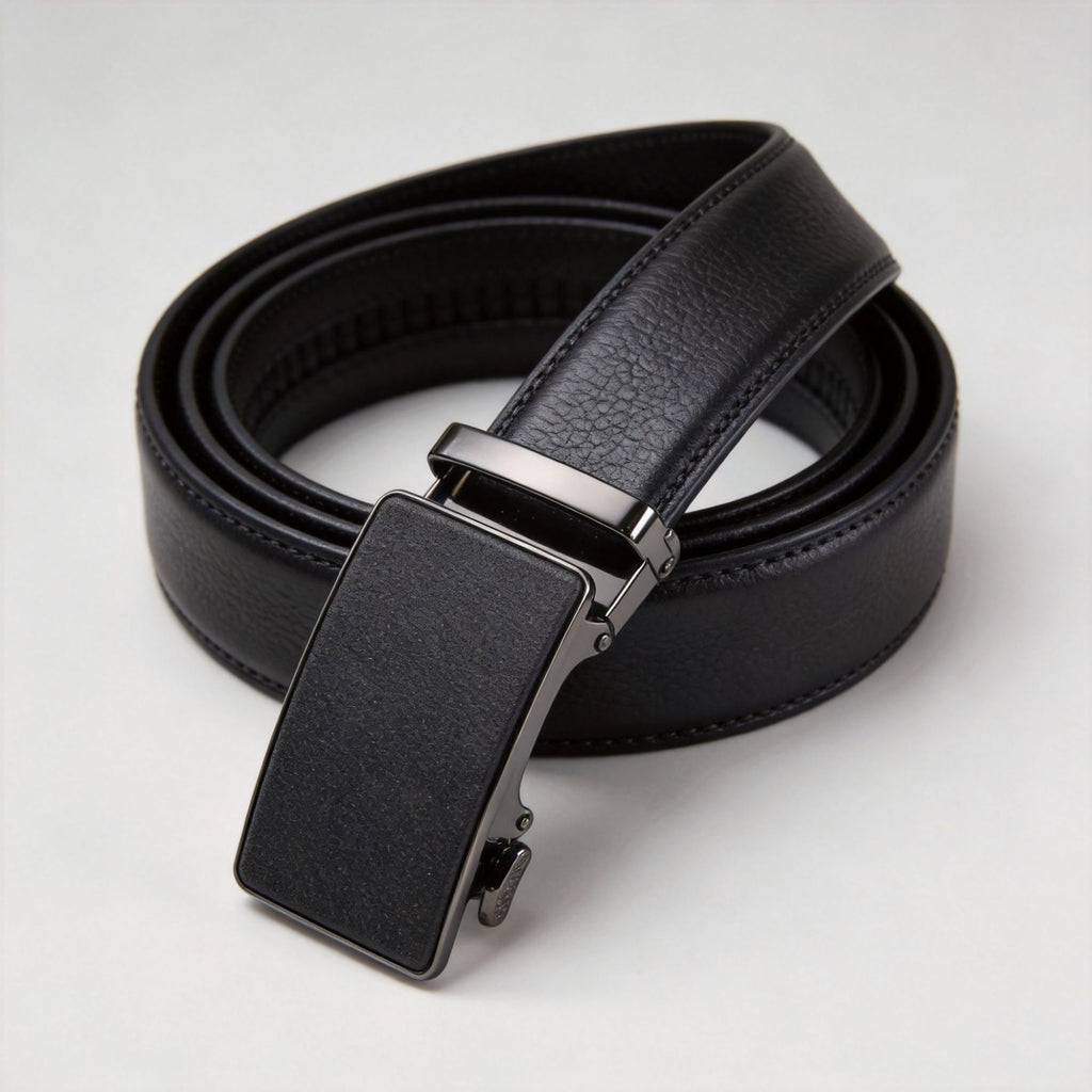 Fashion Black Men's Business Leather Belt
