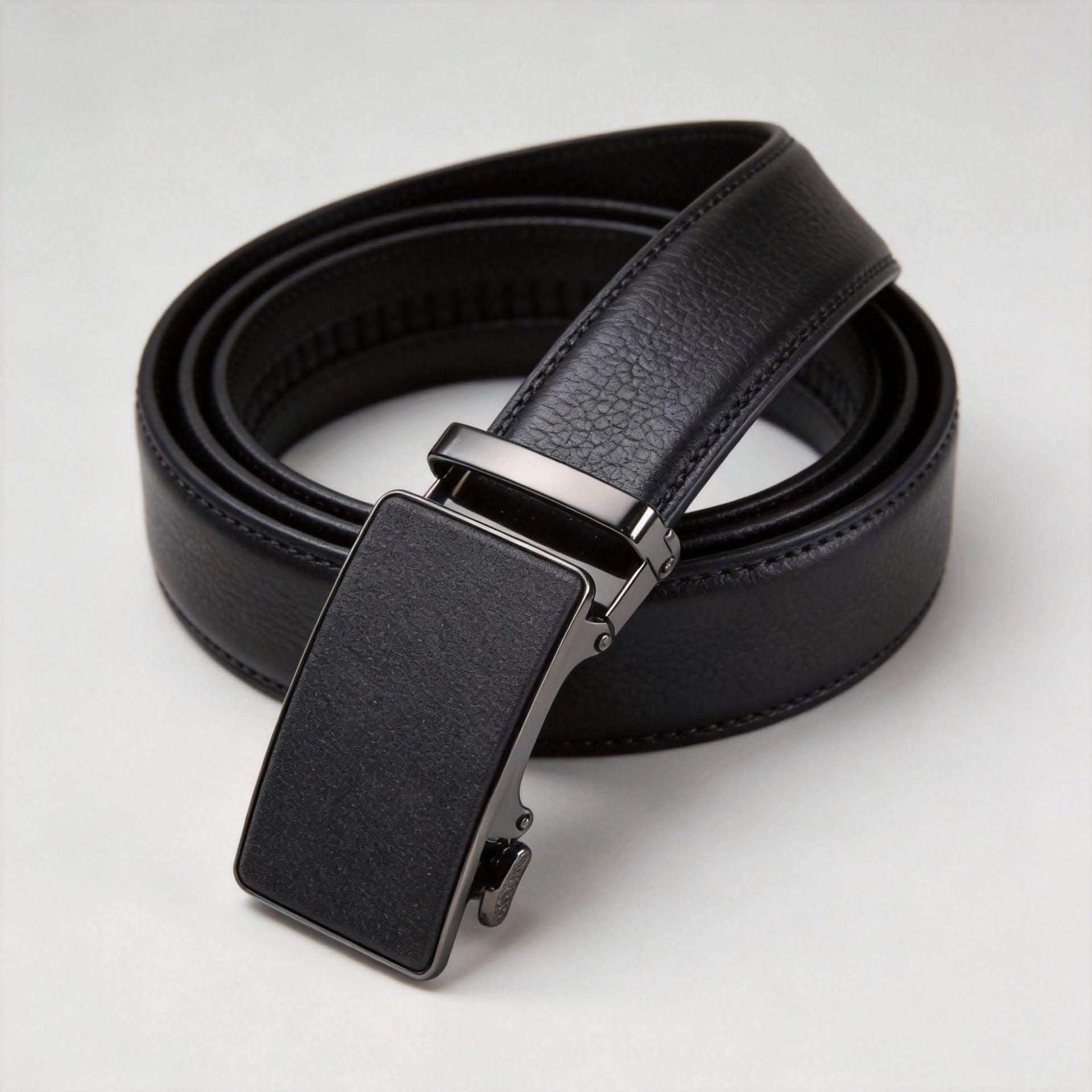 Fashion Black Men's Business Leather Belt