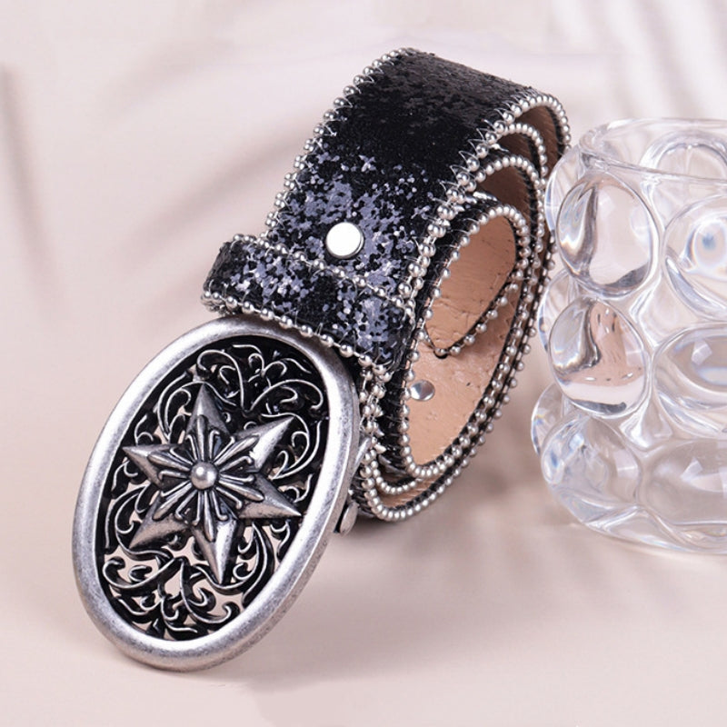 Stylish Diamond Studded Fine Men's Belt
