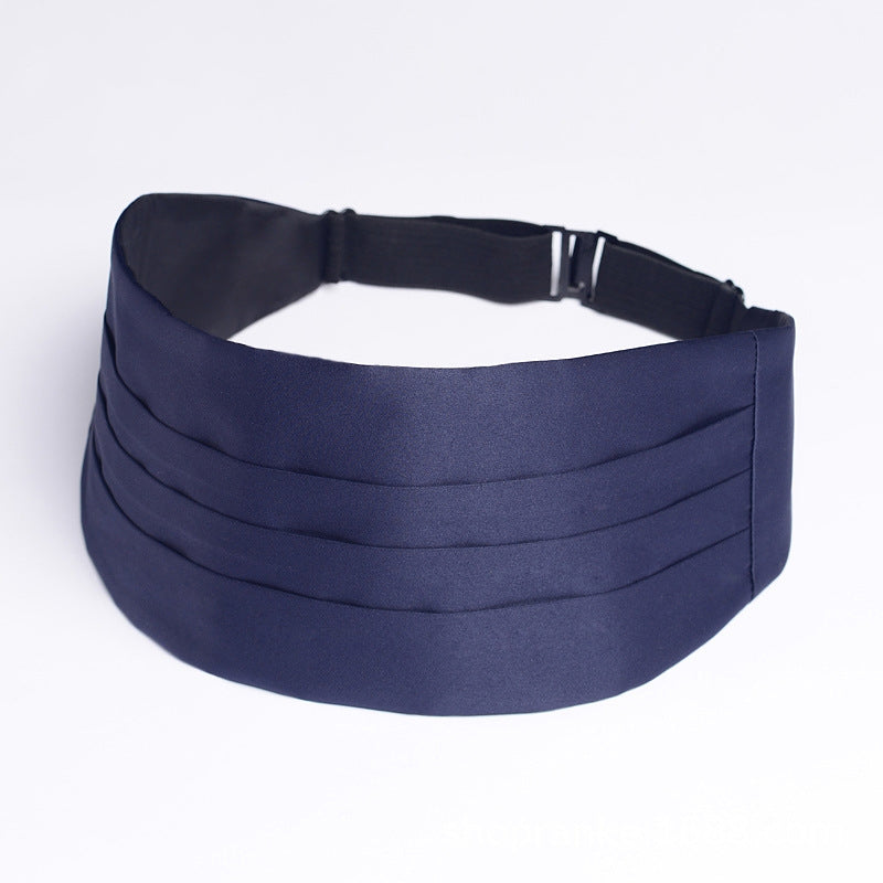 Fashion Navy Men's Cummerbund