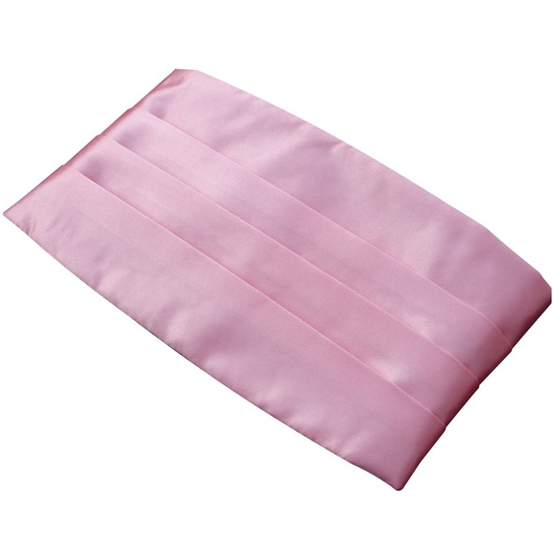 Charming Fashion Light Pink Men's Cummerbund