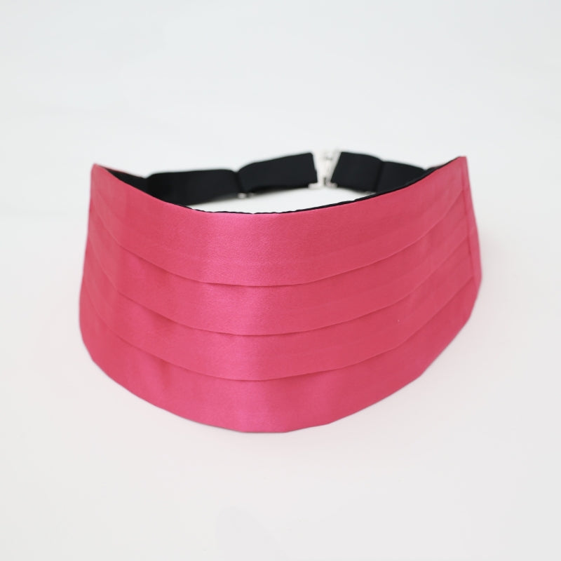 Glamorous Fuchsia Classic Cummerbund for Men