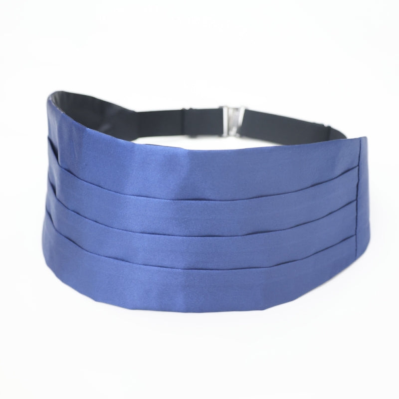 In Stock Modern Light Navy Men's Cummerbund