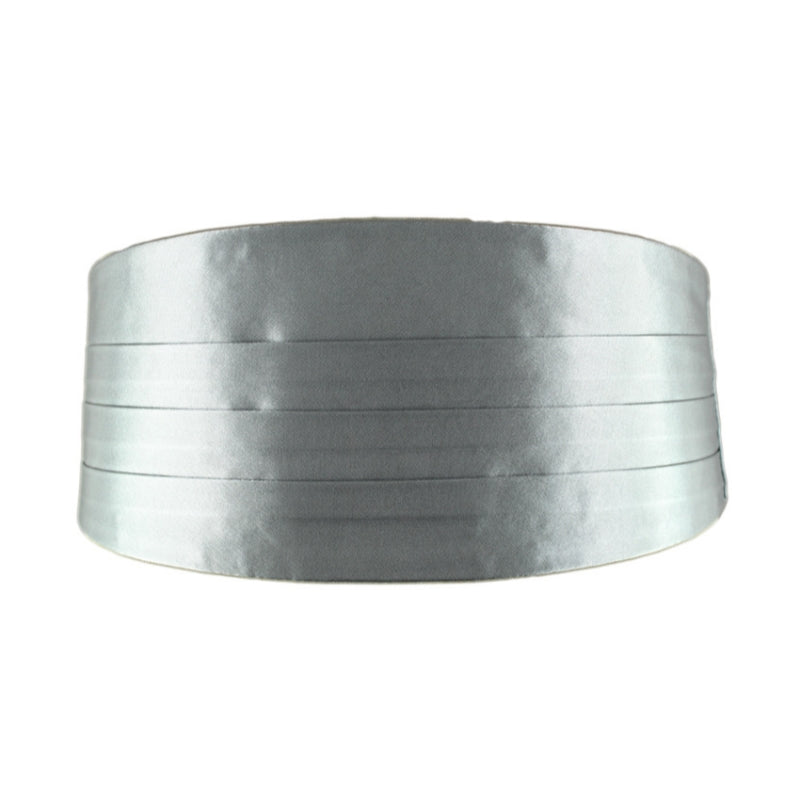 Premium Fashion Silver Cummerbund for Men
