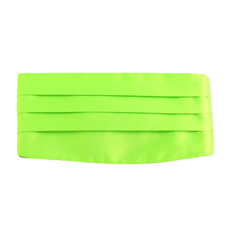 Minimalist Neon Green Formal Cummerbund