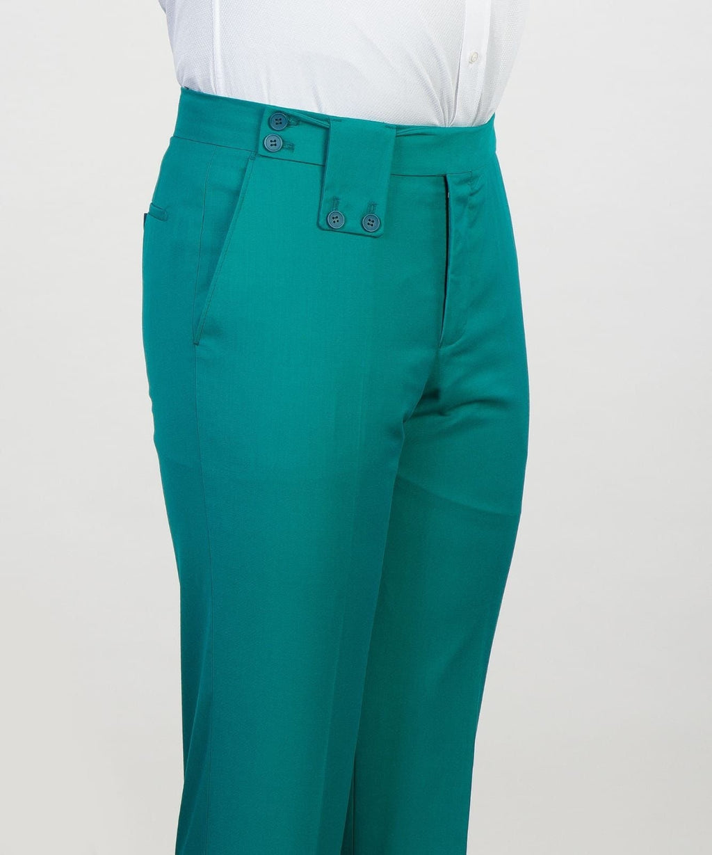 Glamorous Green Double Breasted Slim Fit Prom Suits