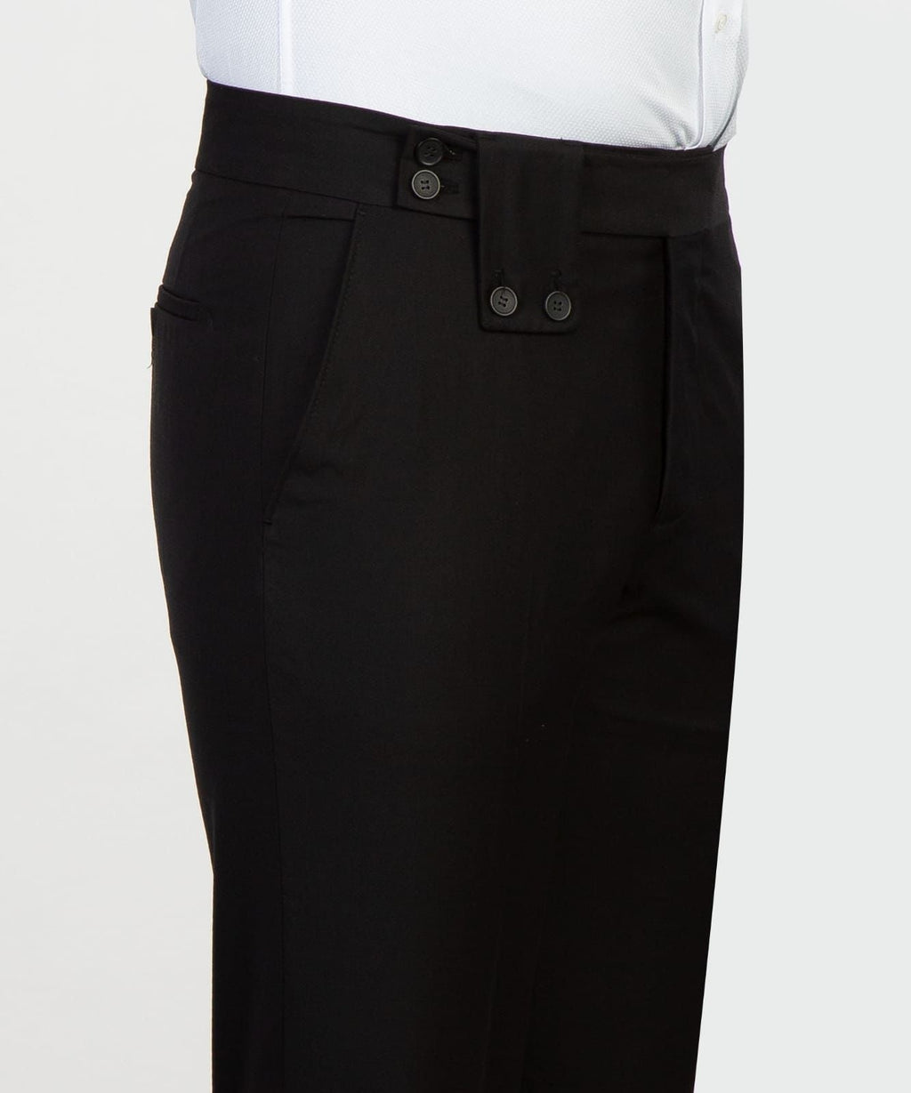 Classic Black Peaked Lapel Double Breasted Business Suits