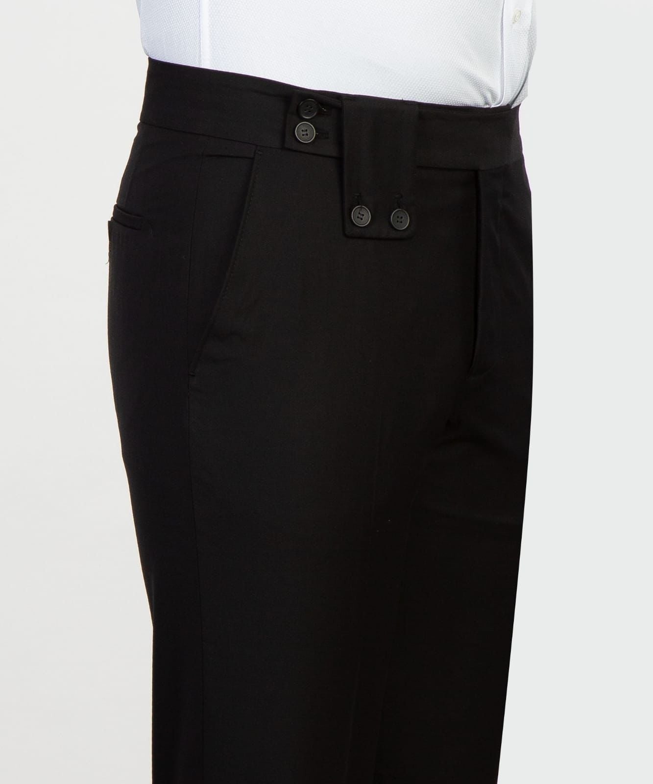 Classic Black Peaked Lapel Double Breasted Business Suits