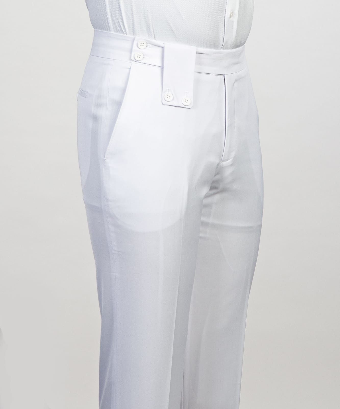 Chic White Peaked Lapel Double Breasted Men Suits