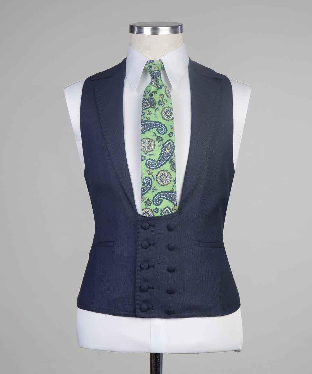 Formal Dark Blue Best Fitted Slim Fit 3 Pieces Business Suits
