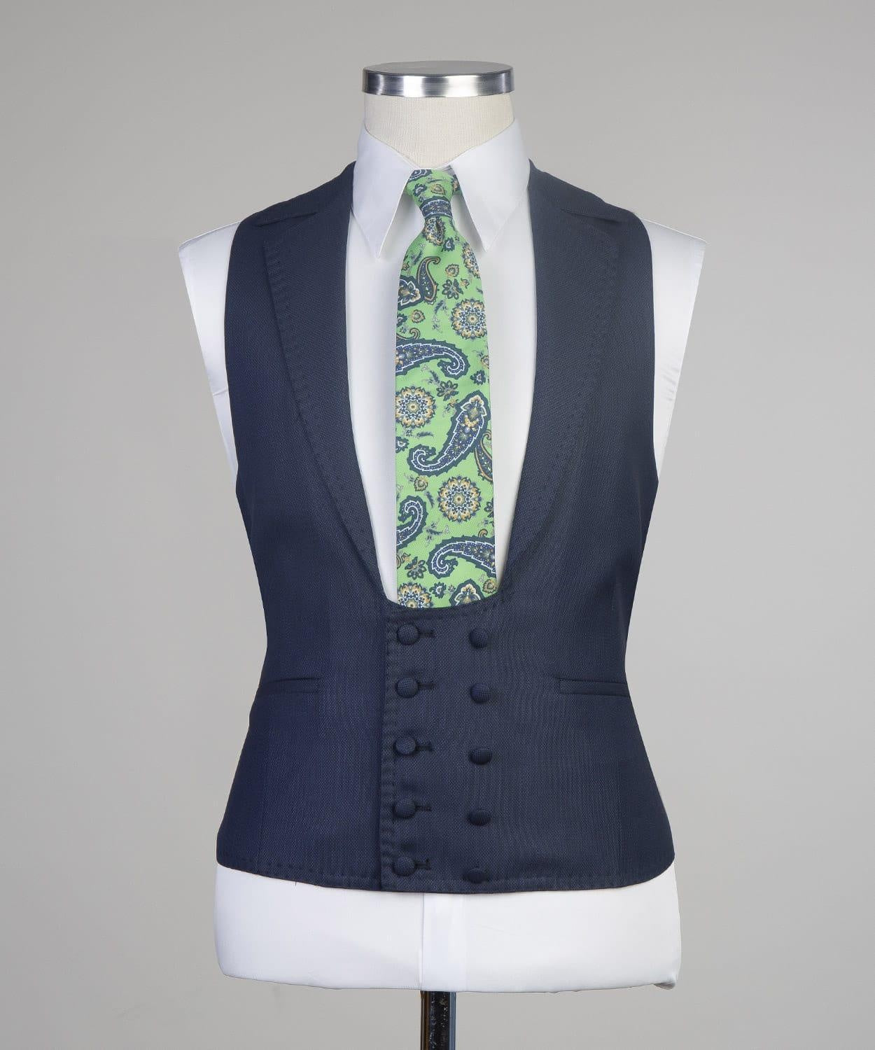 Formal Dark Blue Best Fitted Slim Fit 3 Pieces Business Suits
