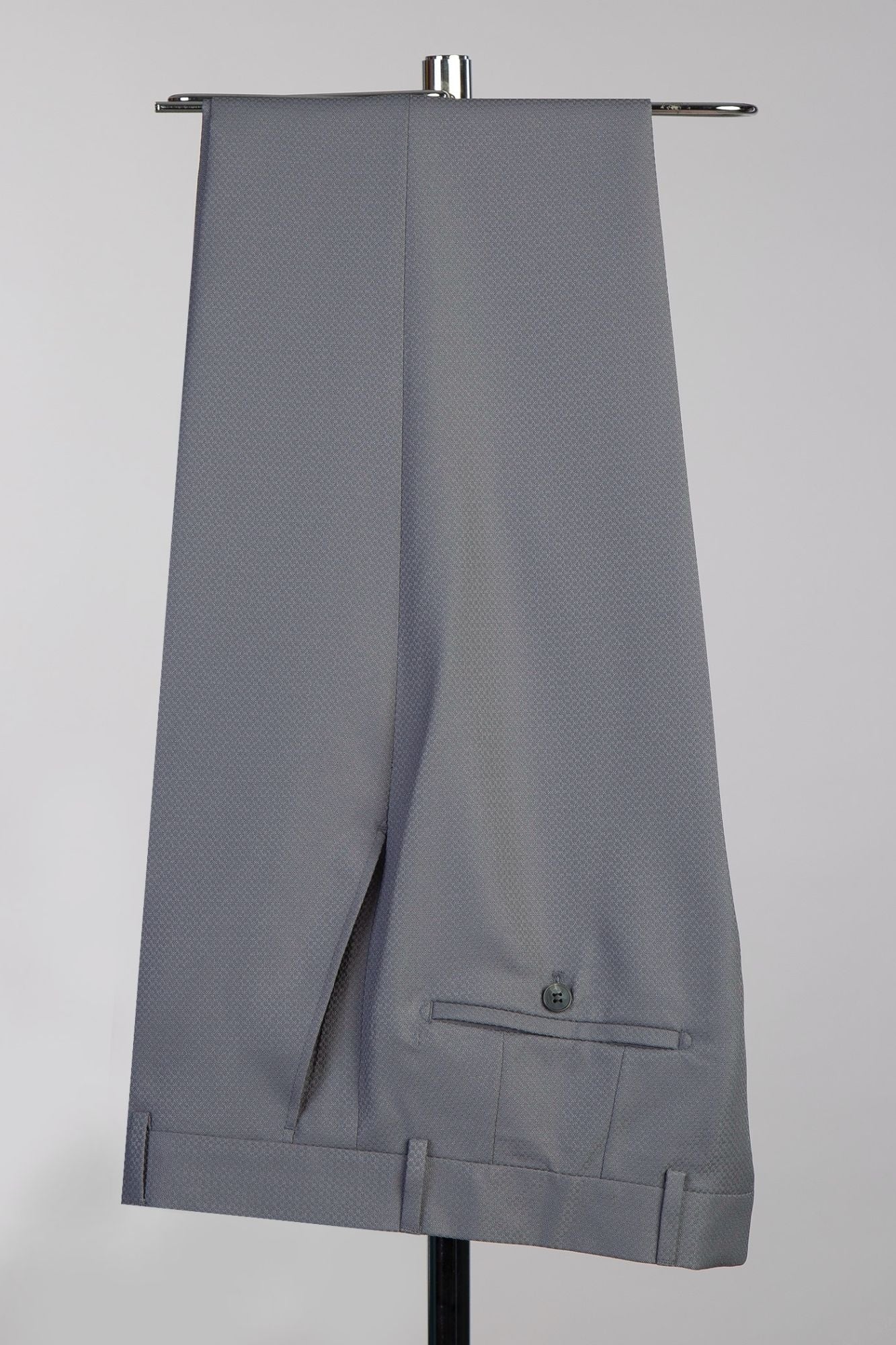 Trendy Dark Gray 3 Piece Peaked & Shawl Lapel Men’s Suit For Prom