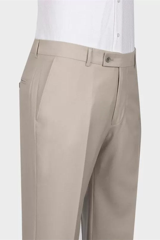 Decent Khaki Shawl Lapel Double Breasted Wedding Suits