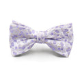 Light Purple Tiny Flower Pattern Formal Men's Bowtie